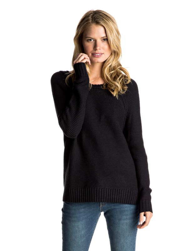 Lost Coastlines - Open-Neck Jumper ERJSW03184 0 Lost Coastlines Sweater ERJSW03184 Roxy