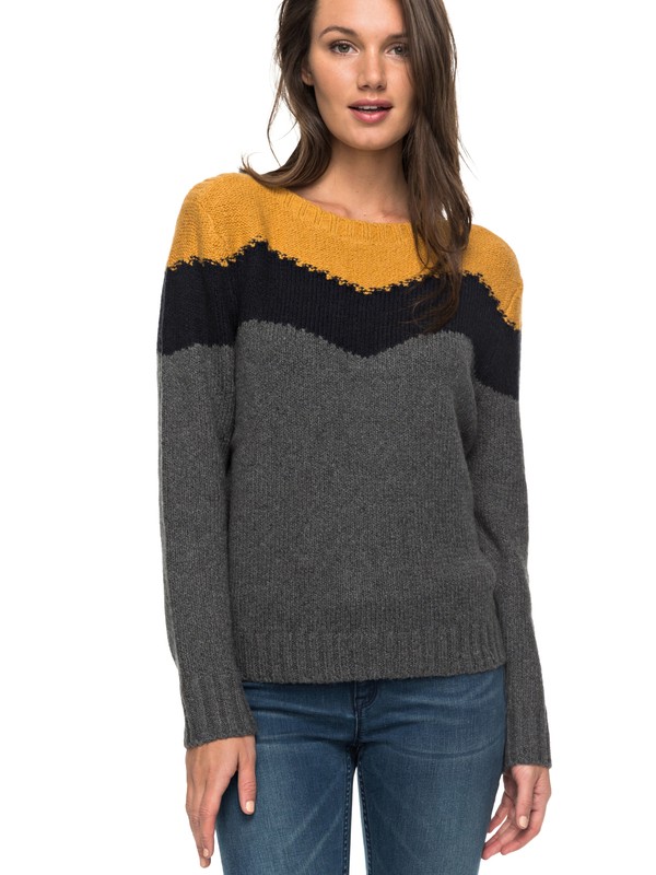 roxy, Love Endures - Jersey, CHARCOAL HEATHER (kpgh) 0 Love Endures - Jersey Negro ERJSW03217 Roxy