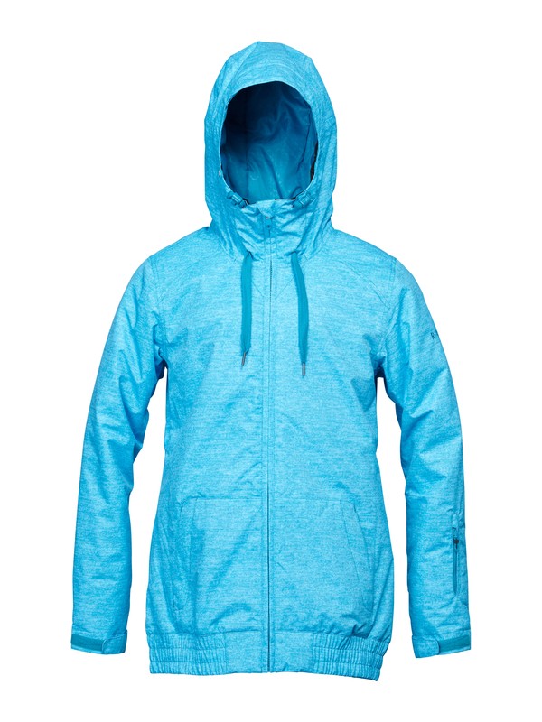 roxy, Valley Hoodie Jacket, TEXTURIZED CARIBBEAN SEA (bnz9) 0 Valley Hoodie Jacket ERJTJ00003 Roxy