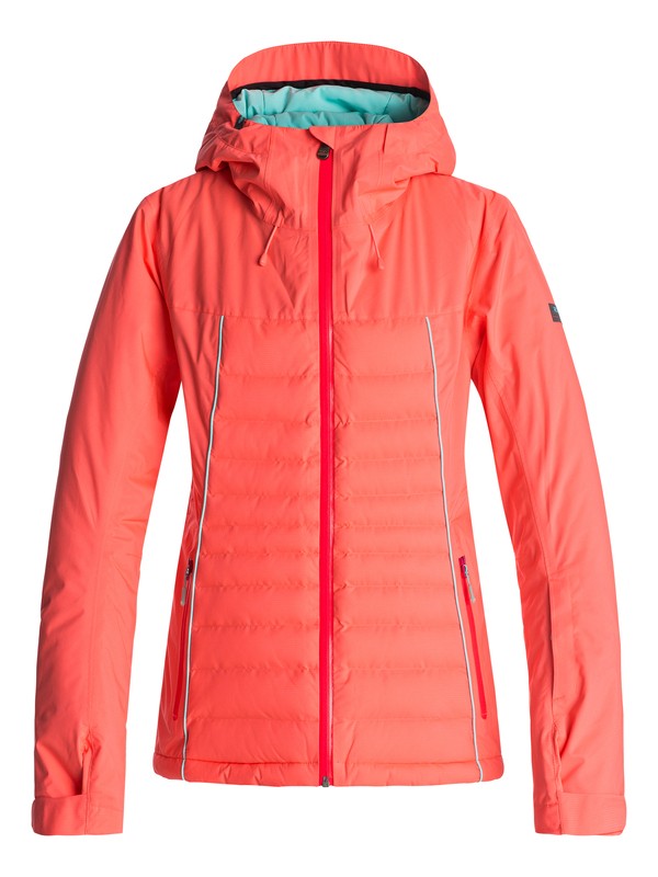 roxy, Tracer - Veste de snow, NEON GRAPEFRUIT (nkn0) 0 Tracer - Veste de snow Orange ERJTJ03106 Roxy