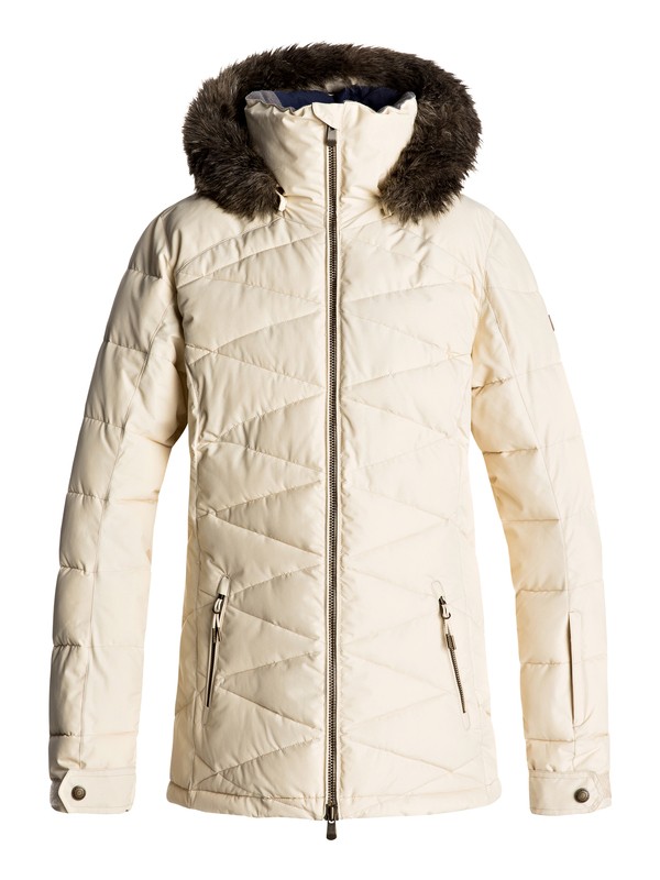roxy, Quinn - Snow Jacke, ANGORA (tee0) 0 Quinn - Snow Jacke Beige ERJTJ03111 Roxy