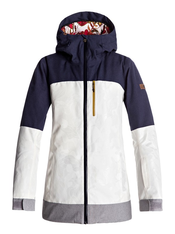 roxy, Torah Bright Stormfall - Snow Jacket, EGRET (wbs0) 0 Torah Bright Stormfall - Snow Jacket White ERJTJ03112 Roxy