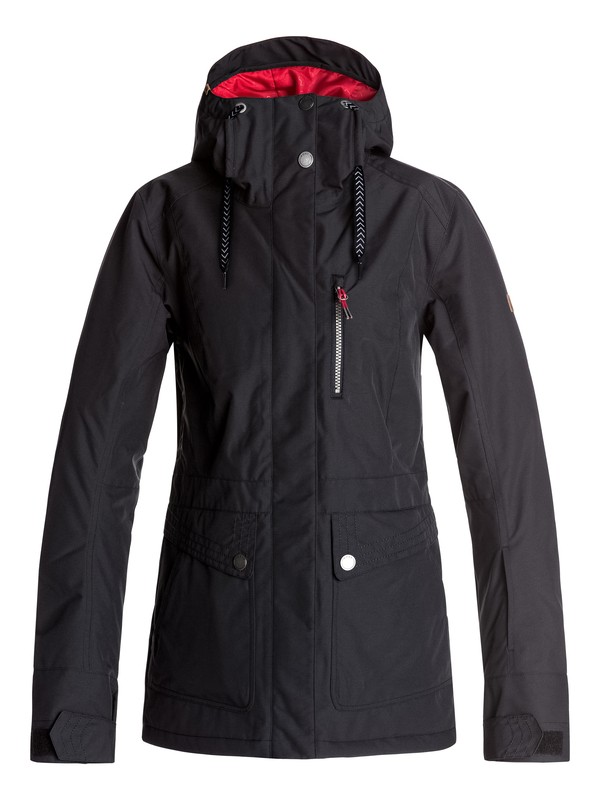 roxy, Andie - Snow Jacket, TRUE BLACK (kvj0) 0 Andie - Snow Jacket Black ERJTJ03116 Roxy