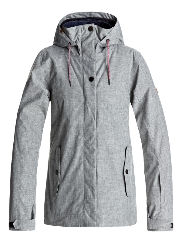 roxy, Billie - Snow Jacket, HERITAGE HEATHER (sgrh) 0 Billie - Snow Jacket Grey ERJTJ03121 Roxy
