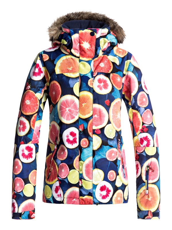 roxy, Jet Ski - Snow Jacket, LEMON TONIC_FRUITSOFTHEMOON (yfk6) 0 Jet Ski - Snow Jacket Yellow ERJTJ03124 Roxy