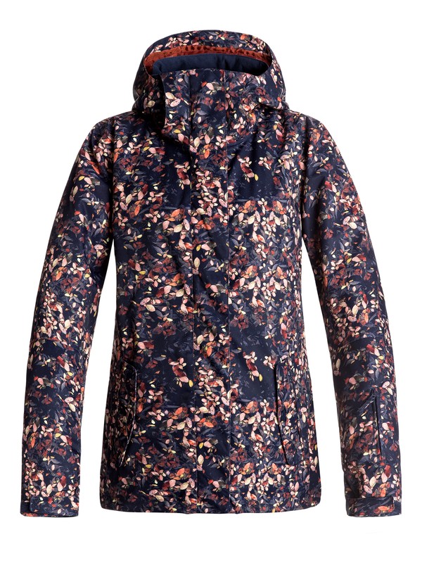 roxy, ROXY Jetty - Snow Jacket, PEACOAT_WATERLEAF (btn4) 0 ROXY Jetty - Snow Jacket Blue ERJTJ03125 Roxy