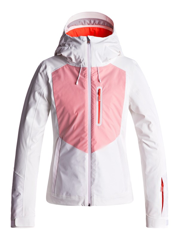 roxy, ROXY Premiere - Snow Jacket, BRIGHT WHITE (wbb0) 0 ROXY Premiere - Snow Jacket White ERJTJ03140 Roxy