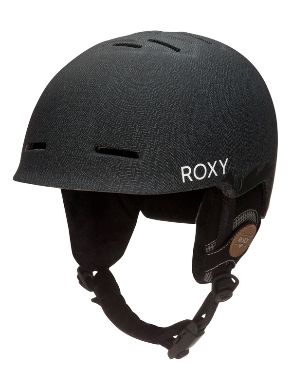 roxy, Avery - Snowboard/Ski Helmet, TRUE BLACK_FLORAL HERRINGBONE (kvj6) 0 Avery - Snowboard/Ski Helmet Black ERJTL03020 Roxy