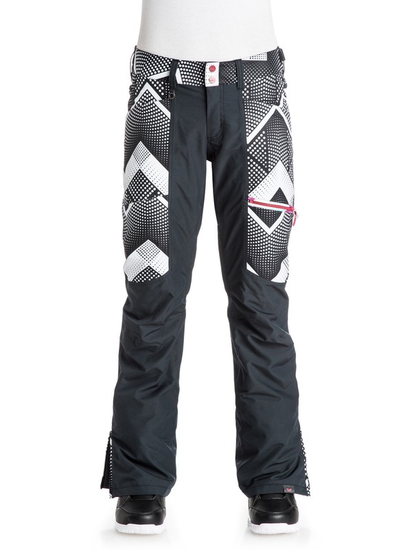 Black dot ski pants Black Dot - ski - L - M. Nice all around pair of insulated snow pants. Treated nylon water resistant and windproof fabric, fully lined, insulated, three pockets, elastic waist, belt loops, elastic interior cuff, d-ring.