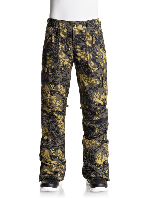 printed snow pants