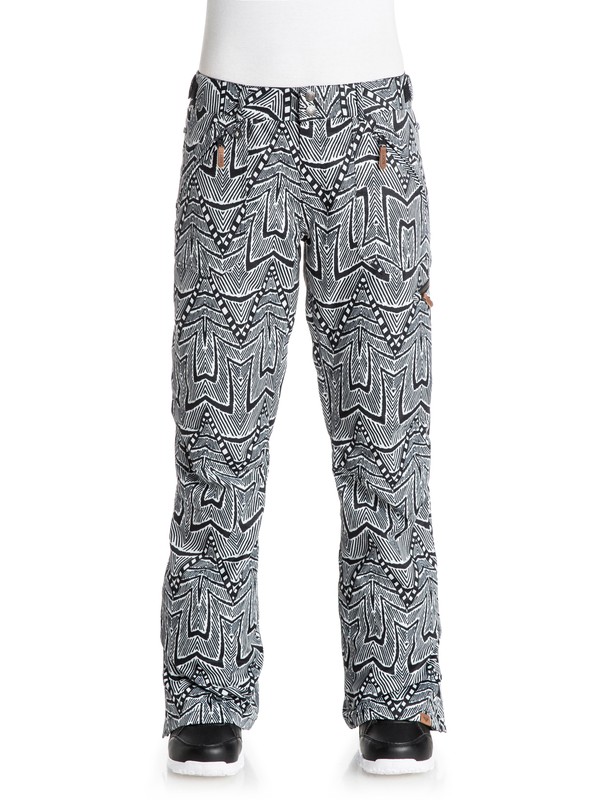 roxy, Nadia Printed Snow Pants, MAURITIUS DAZE_EGRET (wbs6) 0 Nadia Printed Snow Pants White ERJTP03032 Roxy