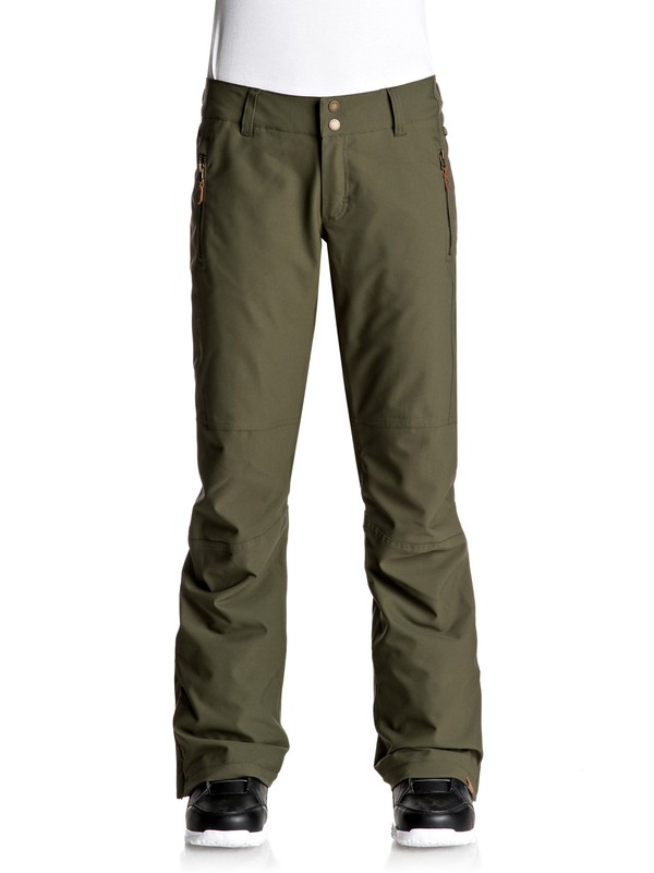 roxy, Cabin - Pantalones Para Nieve, DUST IVY (gqm0) 0 Cabin - Pantalones Para Nieve Verde ERJTP03041 Roxy