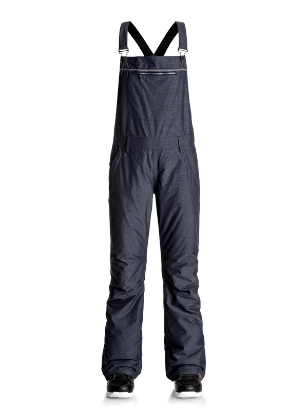 roxy, Non Stop - Pantalones Para Nieve Con Tirantes, PEACOAT (btn0) 0 Non Stop - Pantalones Para Nieve Con Tirantes Azul ERJTP03042 Roxy