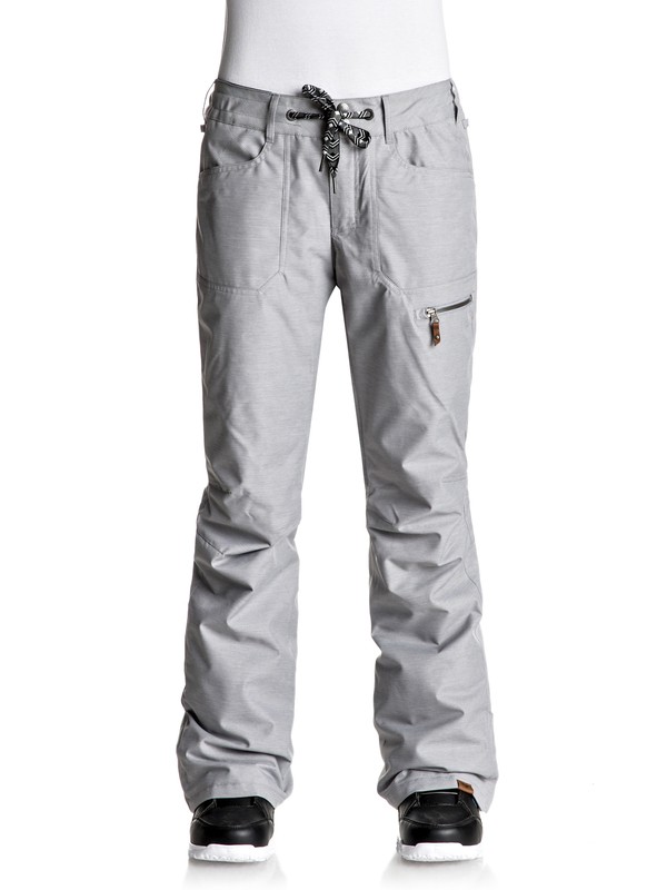 roxy, Rifter - Pantalones Para Nieve, HERITAGE HEATHER (sgrh) 0 Rifter - Pantalones Para Nieve Gris ERJTP03044 Roxy