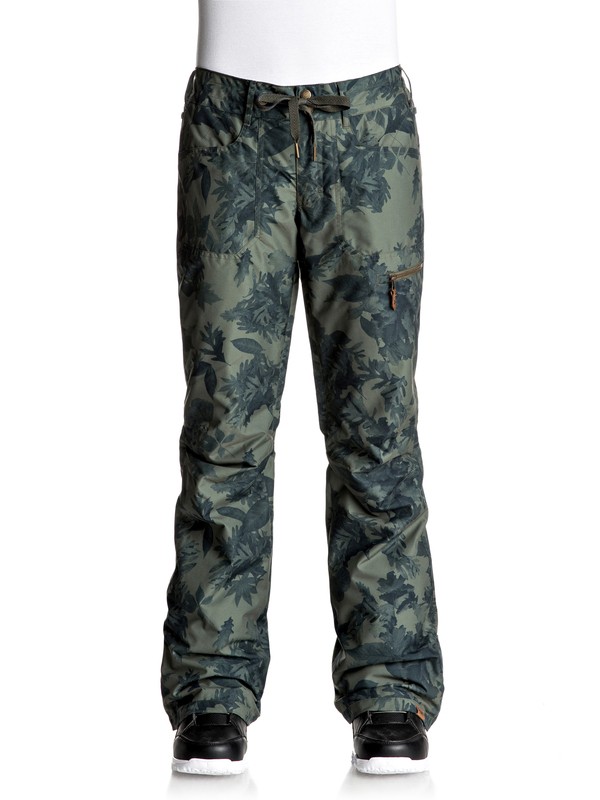 roxy, Rifter - Pantalones Para Nieve, DUSTY IVY_SYLVAN FOREST (gqm6) 0 Rifter - Pantalones Para Nieve Verde ERJTP03055 Roxy