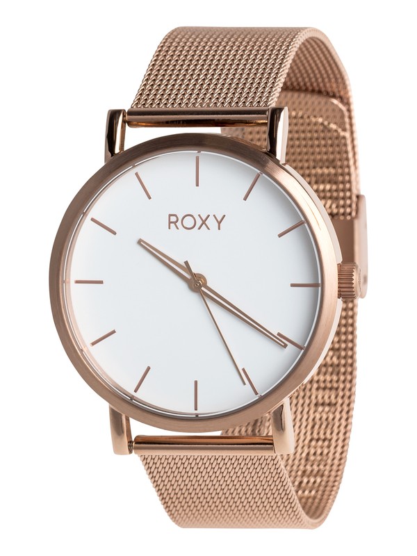 roxy, Maya Mesh - Analog Watch, ROSE GOLD (mkp0) 0 Maya Mesh - Analog Watch Pink ERJWA03024 Roxy