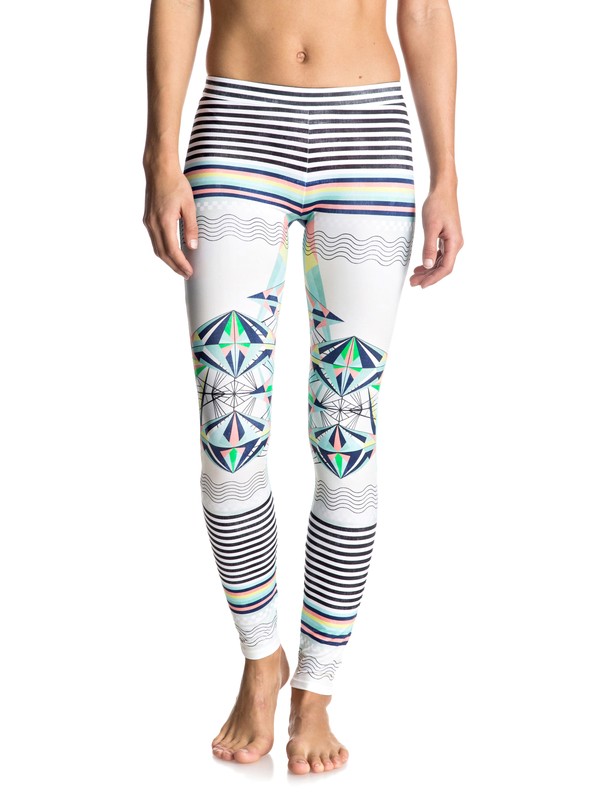 roxy, Keep It ROXY - Legging de surf, MARSHMALLOW PSYCHE PALM REPEAT (wbt6) 0 Keep It ROXY - Legging de surf ERJWR03123 Roxy