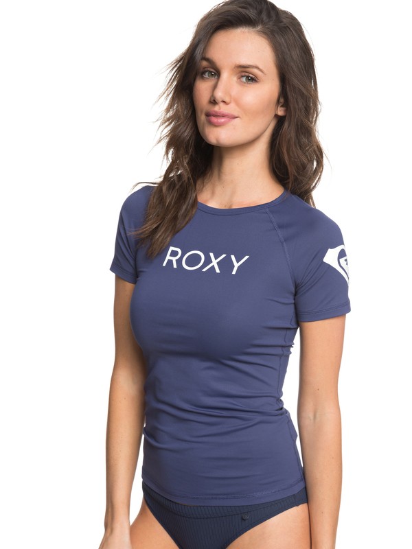 ROXY Surf Short Sleeve UPF 50 Rashguard ERJWR03215 Roxy