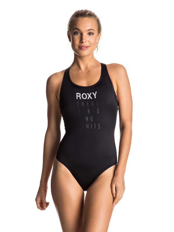 roxy, Keep It ROXY - One-Piece Swimsuit, ANTHRACITE (kvj0) 0 Keep It ROXY - One-Piece Swimsuit Black ERJX103063 Roxy