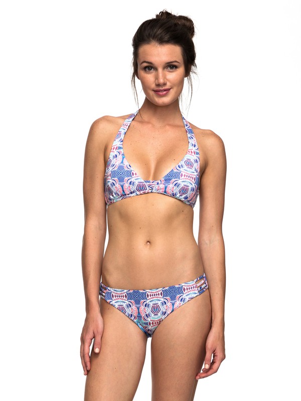 roxy, Strappy Love - Halter Bikini Set, MARSHMALLOW LAND OF TEHOTIHUAC (wbt6) 0 Strappy Love - Halter Bikini Set White ERJX203168 Roxy