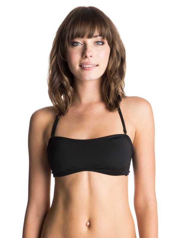 roxy, Sunset Paradise Bandeau Bikini Top, TRUE BLACK (kvj0) 0 Sunset Paradise Bandeau Bikini Top ERJX303067 Roxy