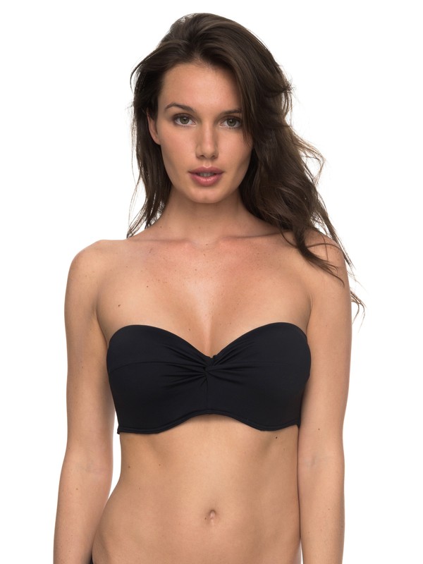 Softly Love D Cup Bandeau Bikini Top Roxy