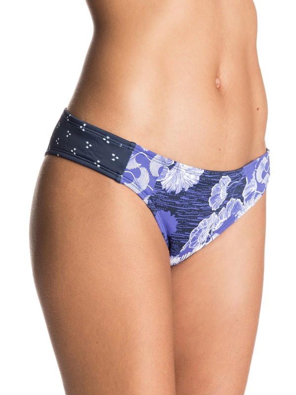 roxy, Perpetual Water Surfer Bikini Bottoms, PERPETUAL FLOWER INK (btc7) 0 Perpetual Water Surfer Bikini Bottoms Blue ERJX403193 Roxy