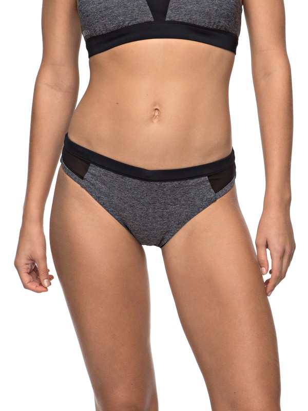 roxy, Keep It ROXY Scooter Bikini Bottoms, BLACK HEATHER (kvjh) 0 Keep It ROXY Scooter Bikini Bottoms Black ERJX403477 Roxy