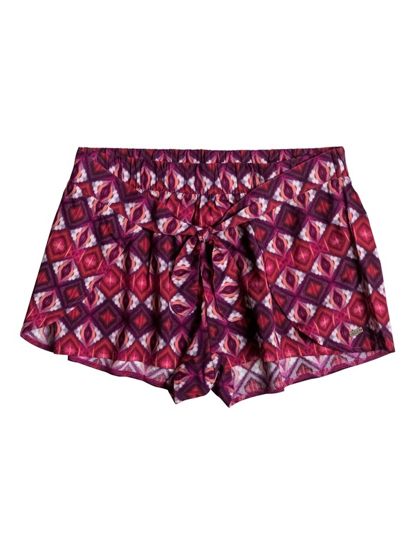 roxy, Salty Love Beach Shorts, GRAPE WINE GERONA NIGHTS (psf6) 0 Salty Love Beach Shorts ERJX603081 Roxy