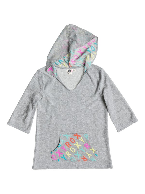 roxy, Girl's 7-14 Roxy Logo Poncho, Highrise-6 (sgr6) 0 Girl's 7-14 Roxy Logo Poncho RRS51717 Roxy