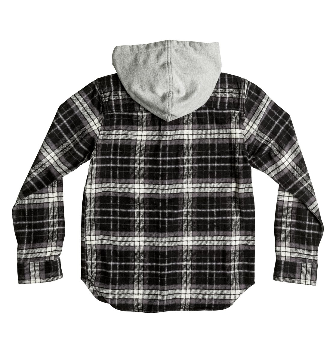 Boy's 8-16 Runnels Flannel Hooded Long Sleeve Shirt 888327638348 | DC Shoes