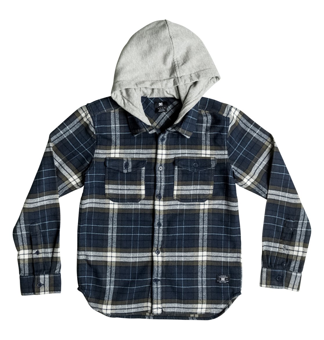 

Рубашка Runnels Flannel с длинным рукавом и капюшоном