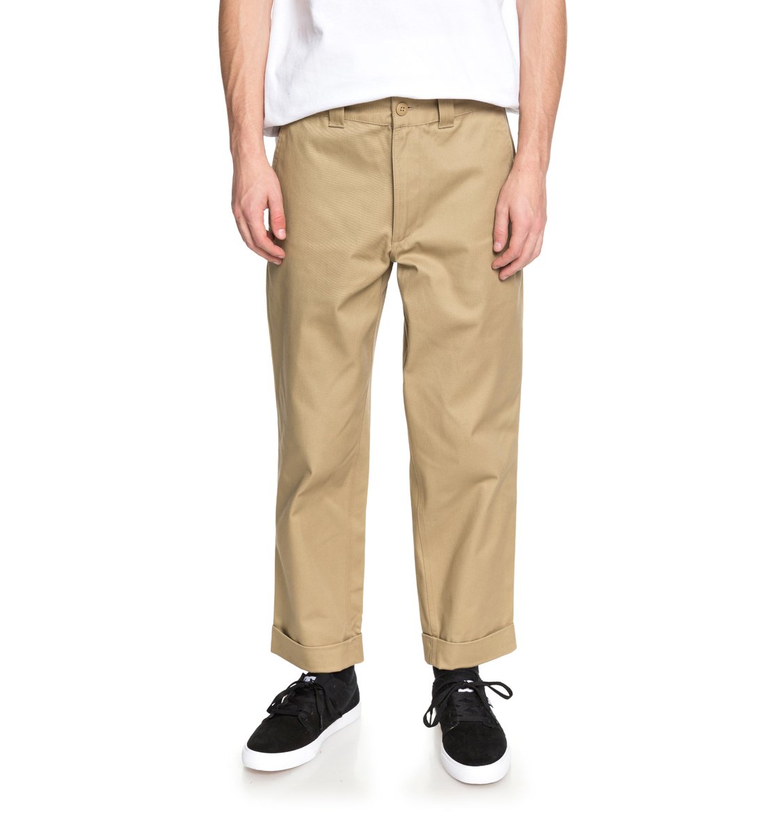 Men's Rolled On Baggy Chinos EDYNP03134 | DC Shoes