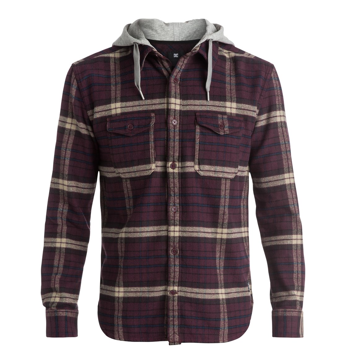 

Рубашка Runnels Flannel с длинным рукавом и капюшоном