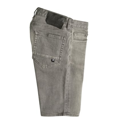 

Washed Straight Denim Shorts