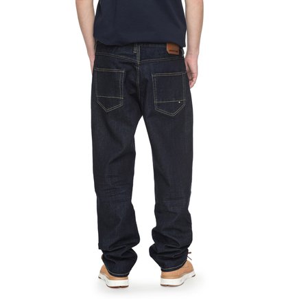 

Широкие джинсы Worker Indigo Rinse Relaxed - Синий