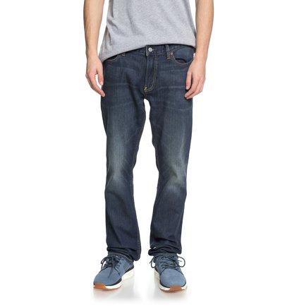 

Прямые джинсы Worker Light Indigo Blue - Синий