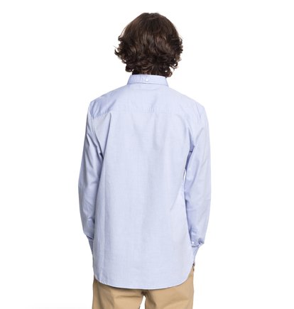 

Рубашка с длинным рукавом Classic Oxford Light - Синий
