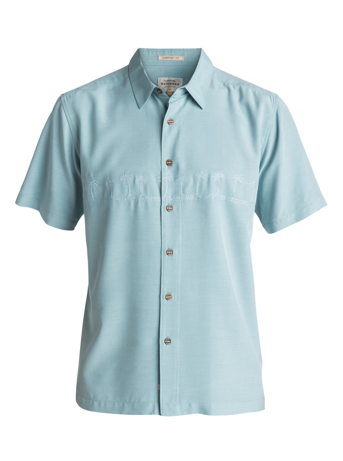 Waterman Tahiti Palms Short Sleeve Shirt AQMWT03108 | Quiksilver