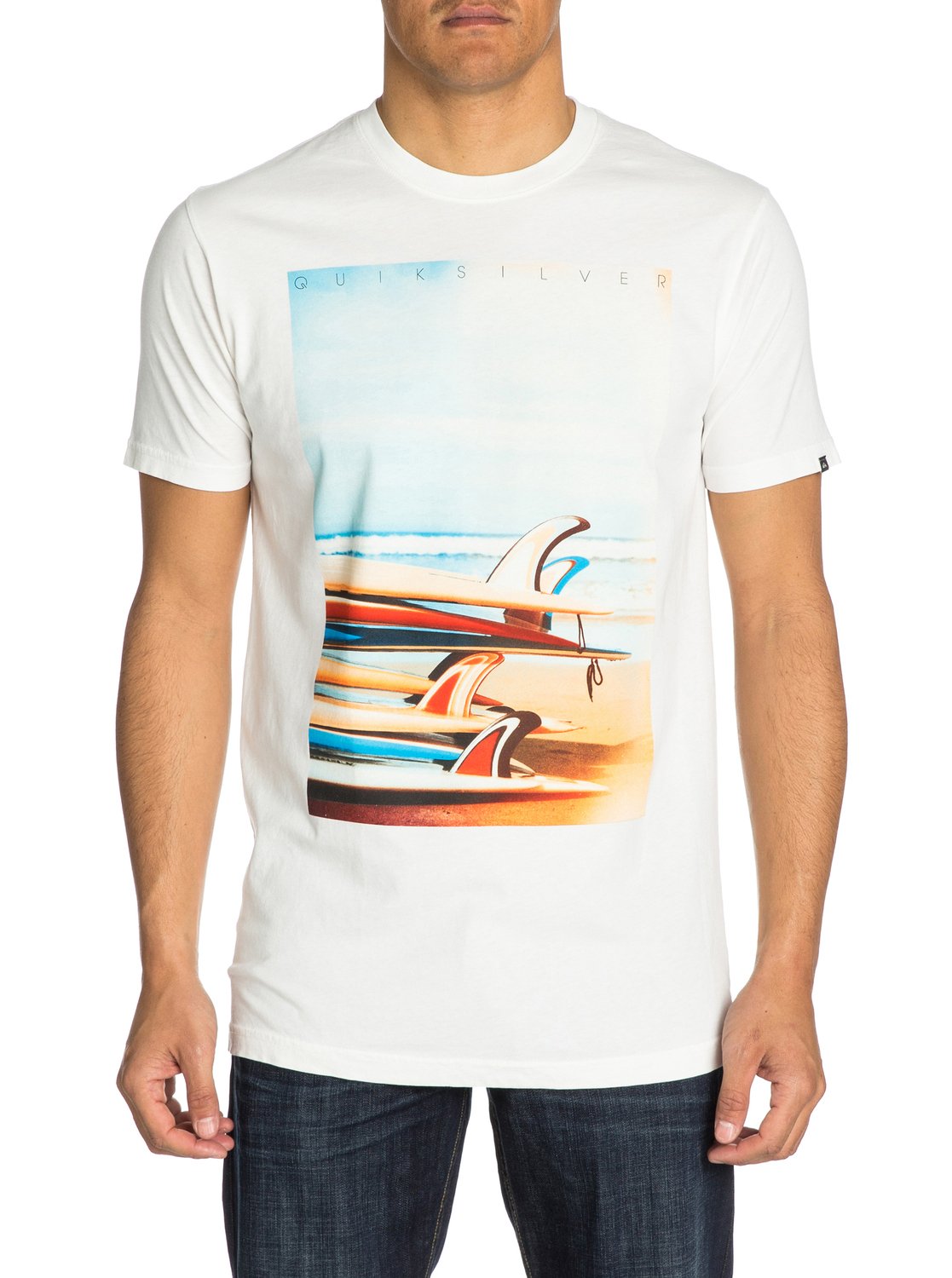 Surf Stack Slim Fit T-Shirt AQYZT03048 | Quiksilver