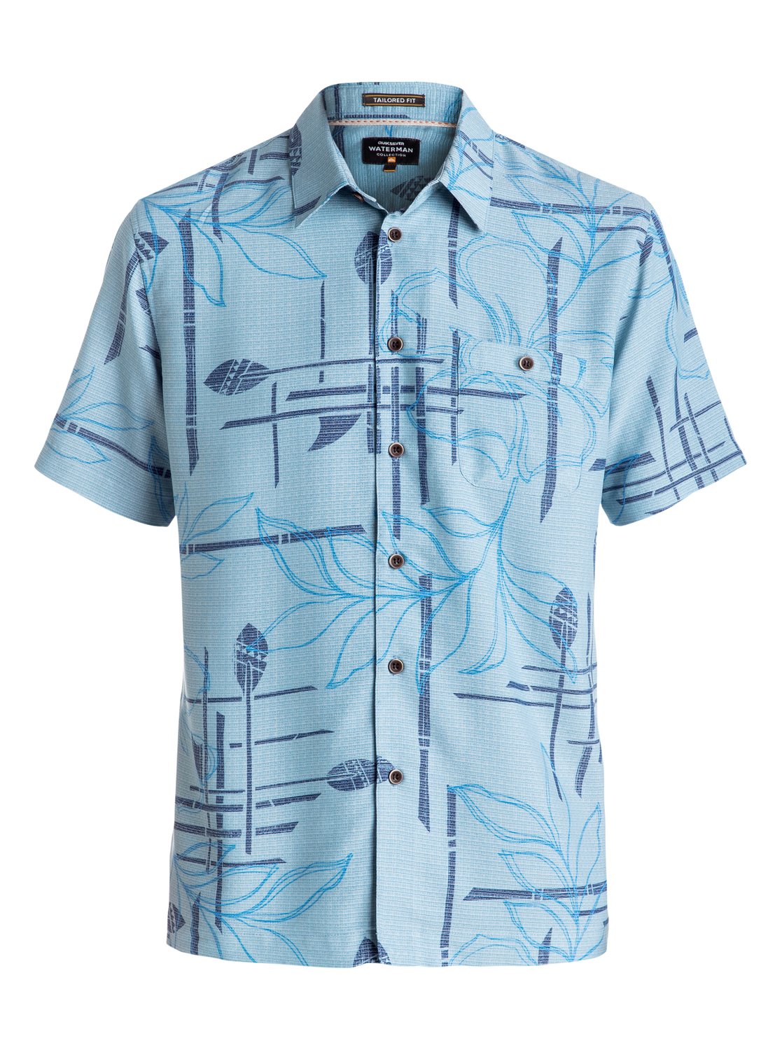 Waterman Paddle Out Short Sleeve Shirt EQMWT03021 | Quiksilver