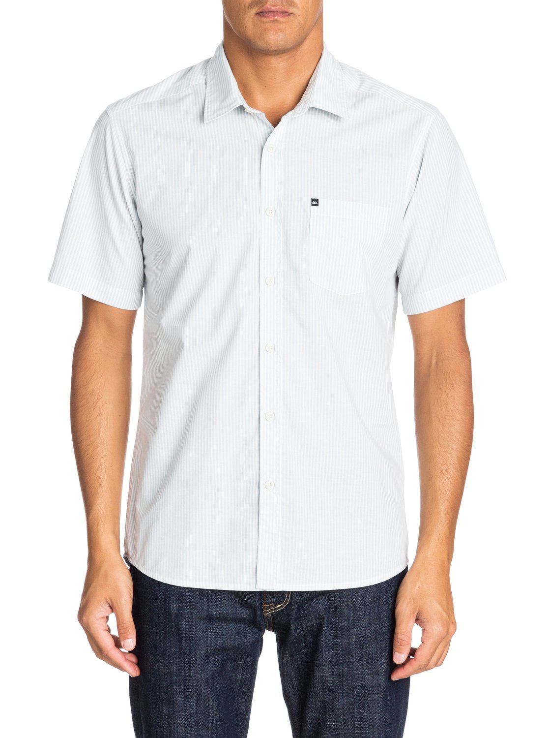 Everyday Stripe Short Sleeve Regular Fit Shirt 888701198185 | Quiksilver