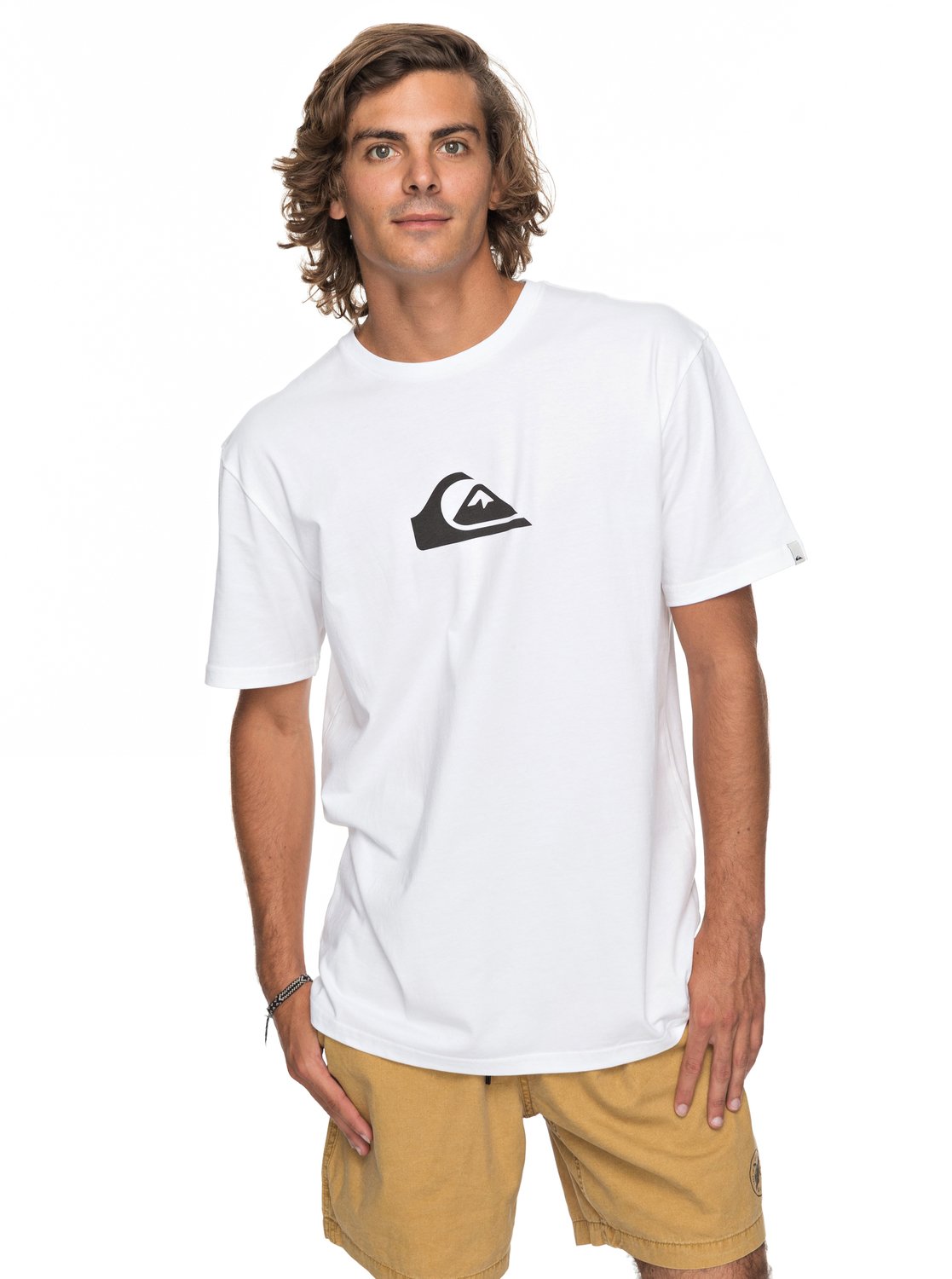 Classic Comp Logo - T Shirt col rond pour Homme - Quiksilver
