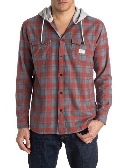 

Рубашка с капюшоном Snap Up Flannel
