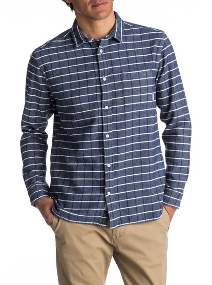 

Рубашка с длинным рукавом Crossed Tide Flannel - Синий