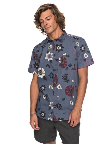 

Рубашка с коротким рукавом Sunset Floral - Синий