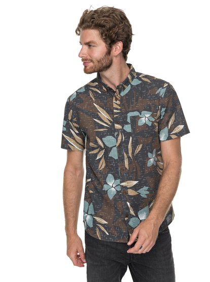 

Рубашка с коротким рукавом Quiksilver - Коричневый