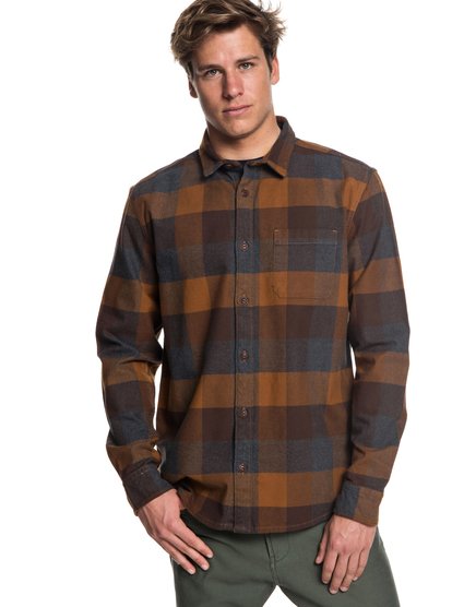 

Рубашка с длинным рукавом Stretch Flannel - Коричневый