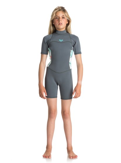 

2/2mm Syncro Series - Short Sleeve Back Zip FLT Springsuit - Синий