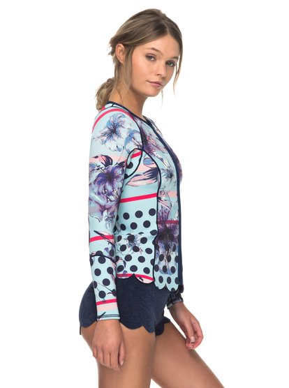 Неопреновая куртка с молнией на груди 1mm Pop Surf Scallop Roxy